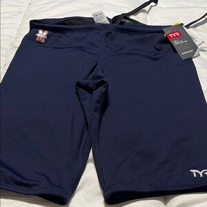 TYR Navy Performance Jammer Swim Shorts